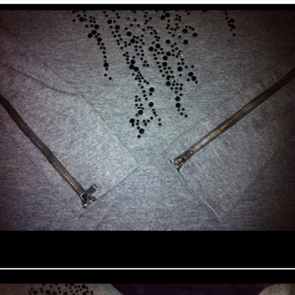 ISO Calvin Klein Embellished Off The Shoulder Sweater - Picture 3 of 3